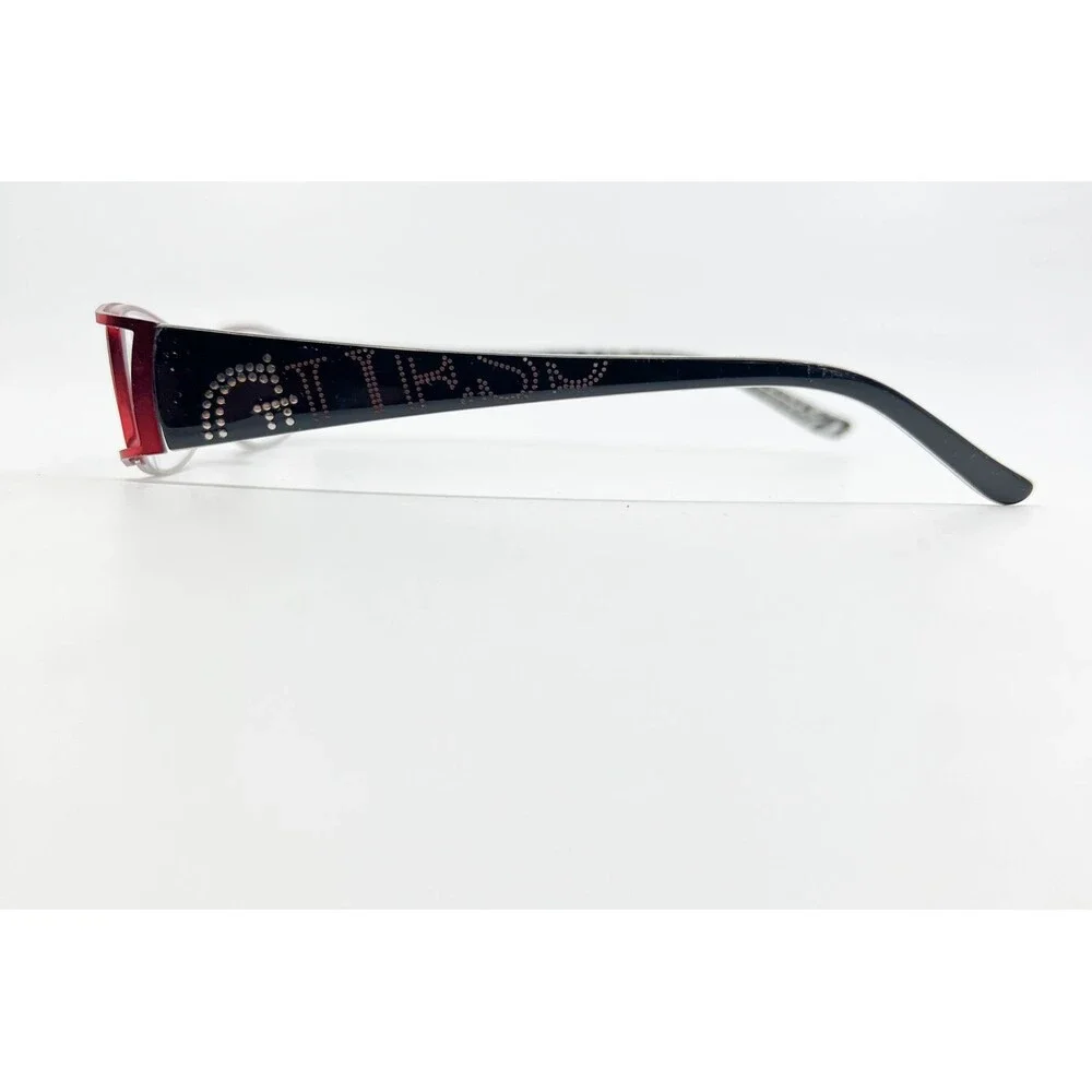 Guess Eyeglasses Womens Red GU 1519-A RD Studded Zebra Print 51-17-135